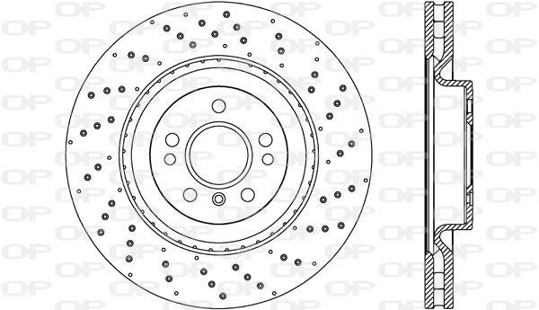 OPEN PARTS Тормозной диск BDR2697.20